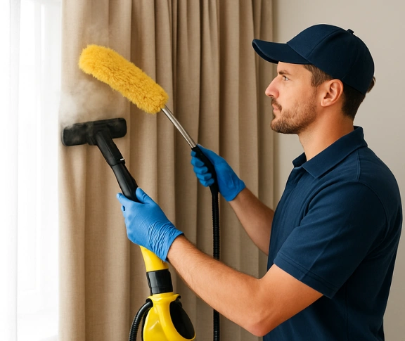 Trusted drapes cleaning technician Matty Curtain Cleaning cherrybrook-nsw QLD