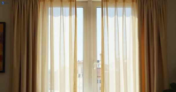Dull dusty drapes in cherrybrook-nsw before professional cleaning